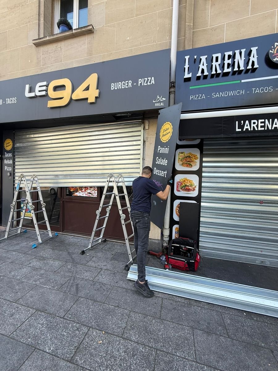 Central shutter motor repair: crown and gears on the winding shaft – repair in Villuis